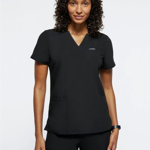 Jaanuu Black Fitted Short Sleeve Tee - Picture 2 of 9